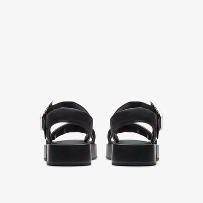 Women Alda Strap Black Leather