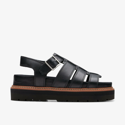 Women Orianna Twist Black Leather