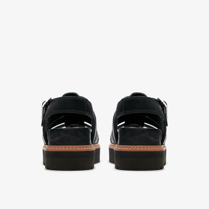 Women Orianna Twist Black Leather
