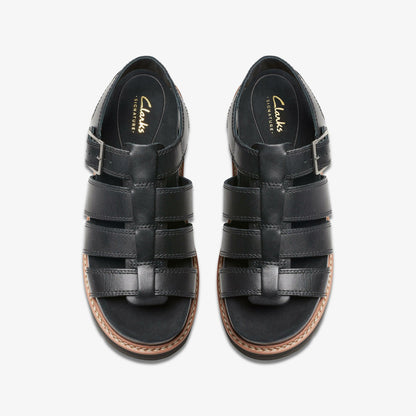 Women Orianna Twist Black Leather