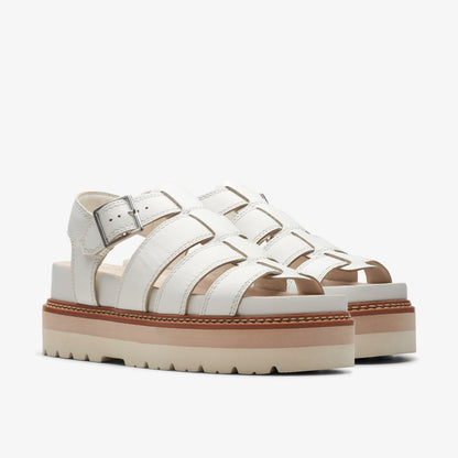 Women Orianna Twist Off White Leather