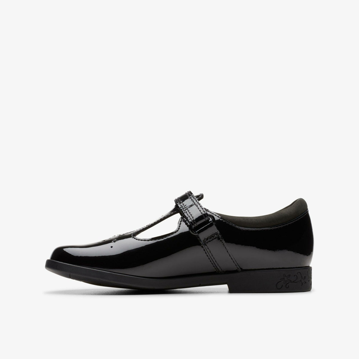 Kids Lock Shine Kid Black Patent