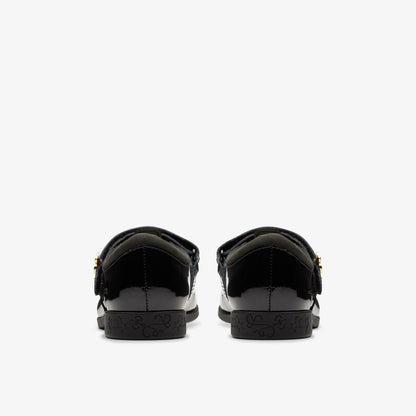 Kids Lock Shine Kid Black Patent