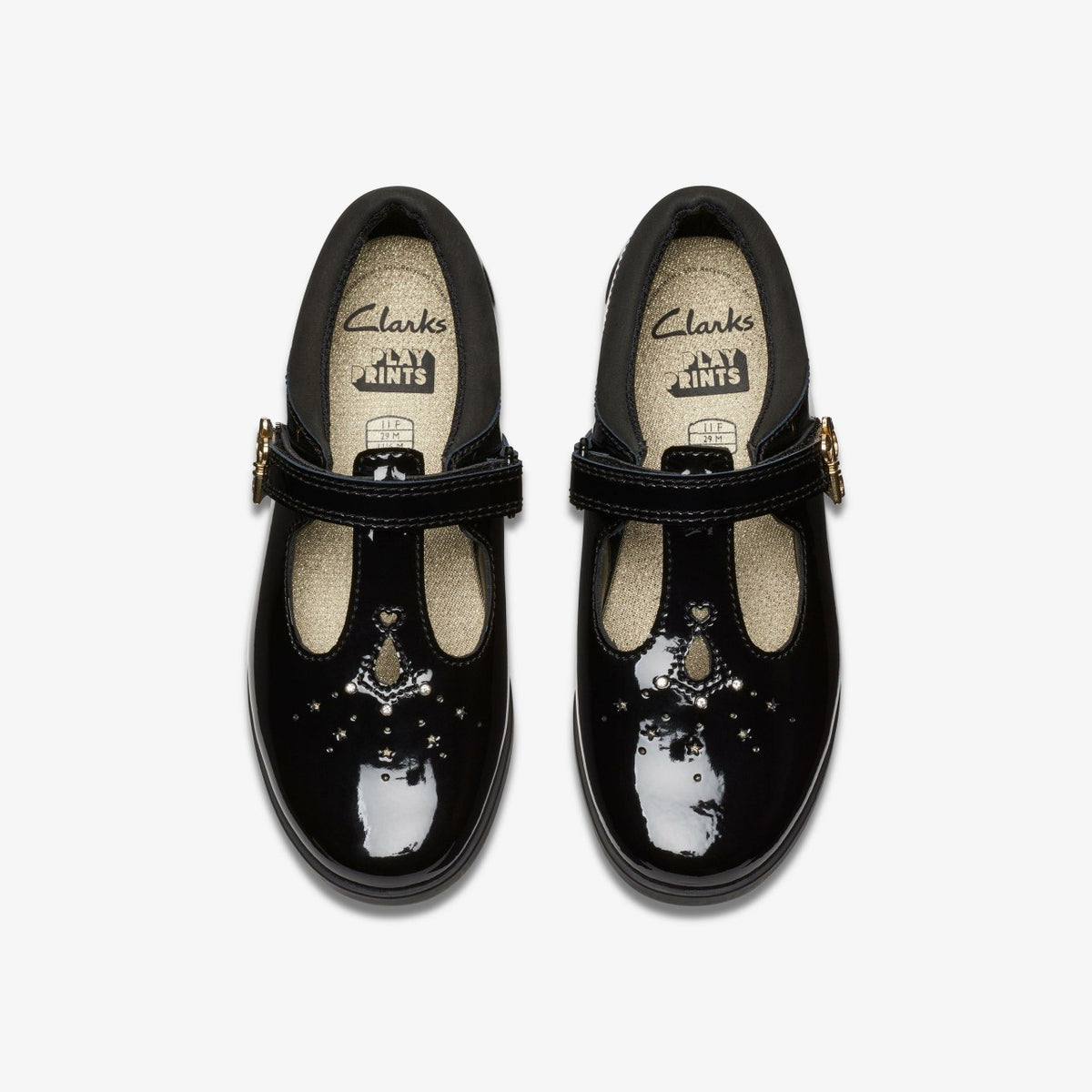 Kids Lock Shine Kid Black Patent