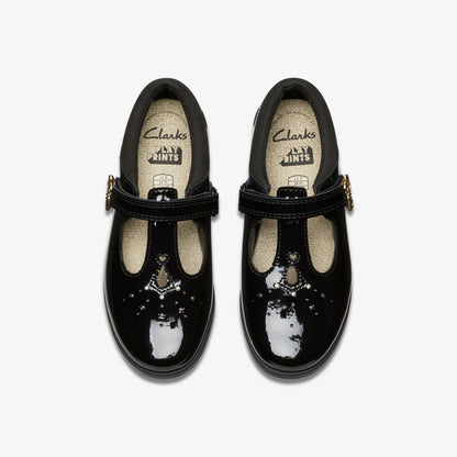 Kids Lock Shine Kid Black Patent