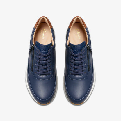 Women Tivoli Zip Navy Leather