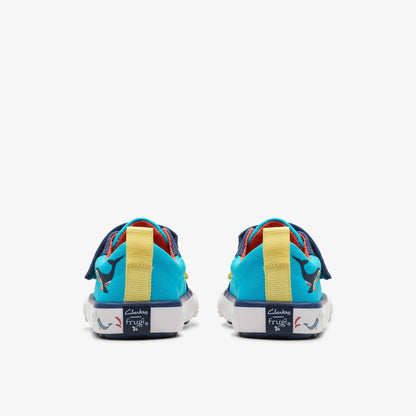 Kids Foxing Ocean Toddler Blue Multicolour