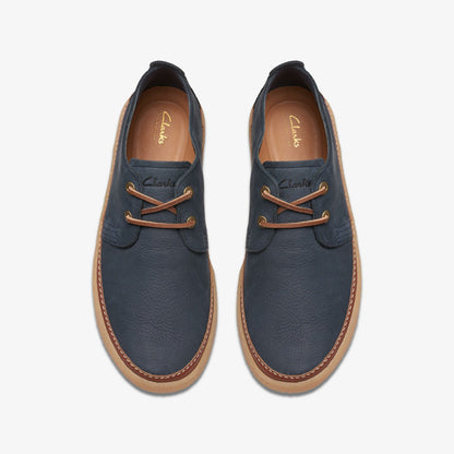 Men Clarkwood Low Navy Nubuck