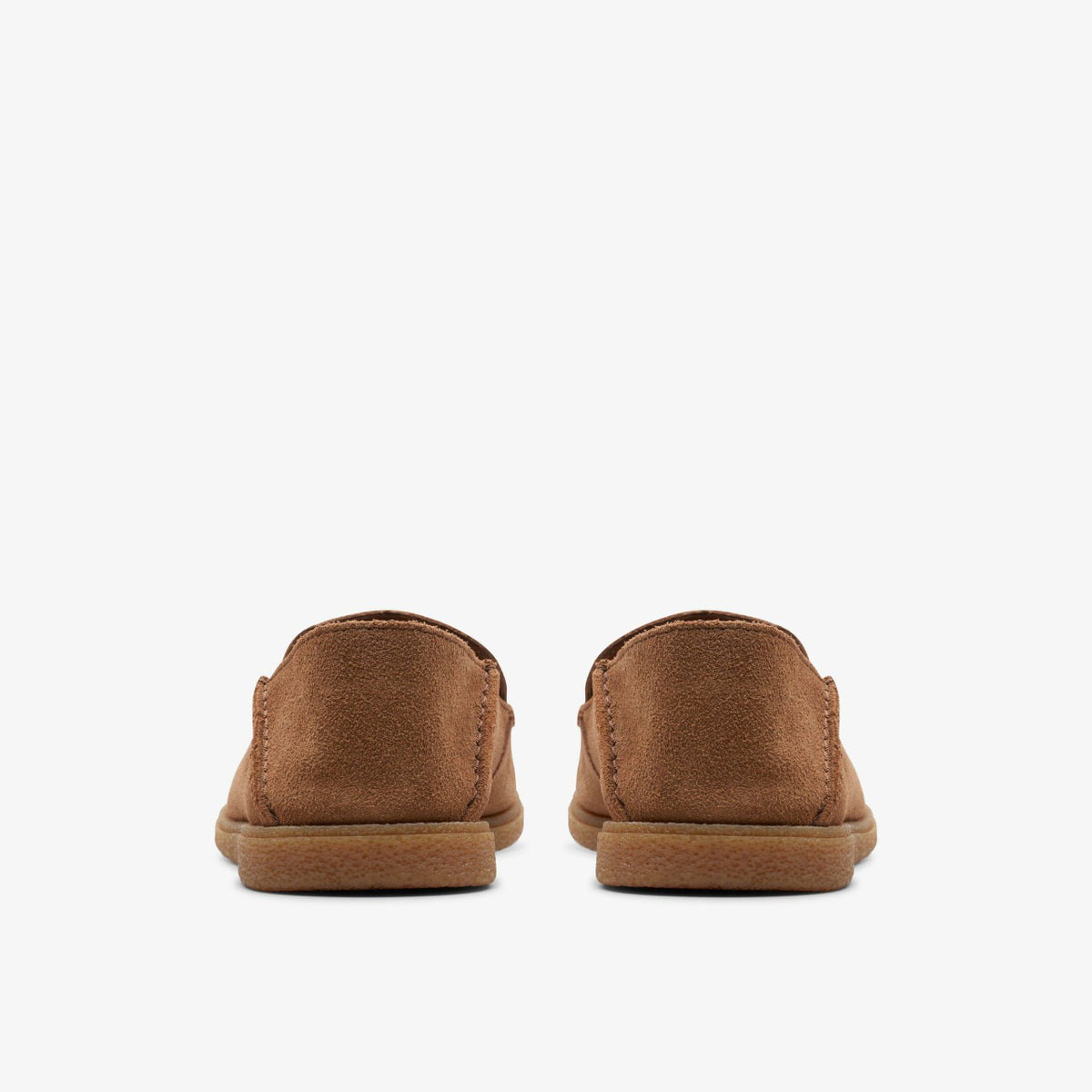Men Clark Bay Step Loafer Cola Suede