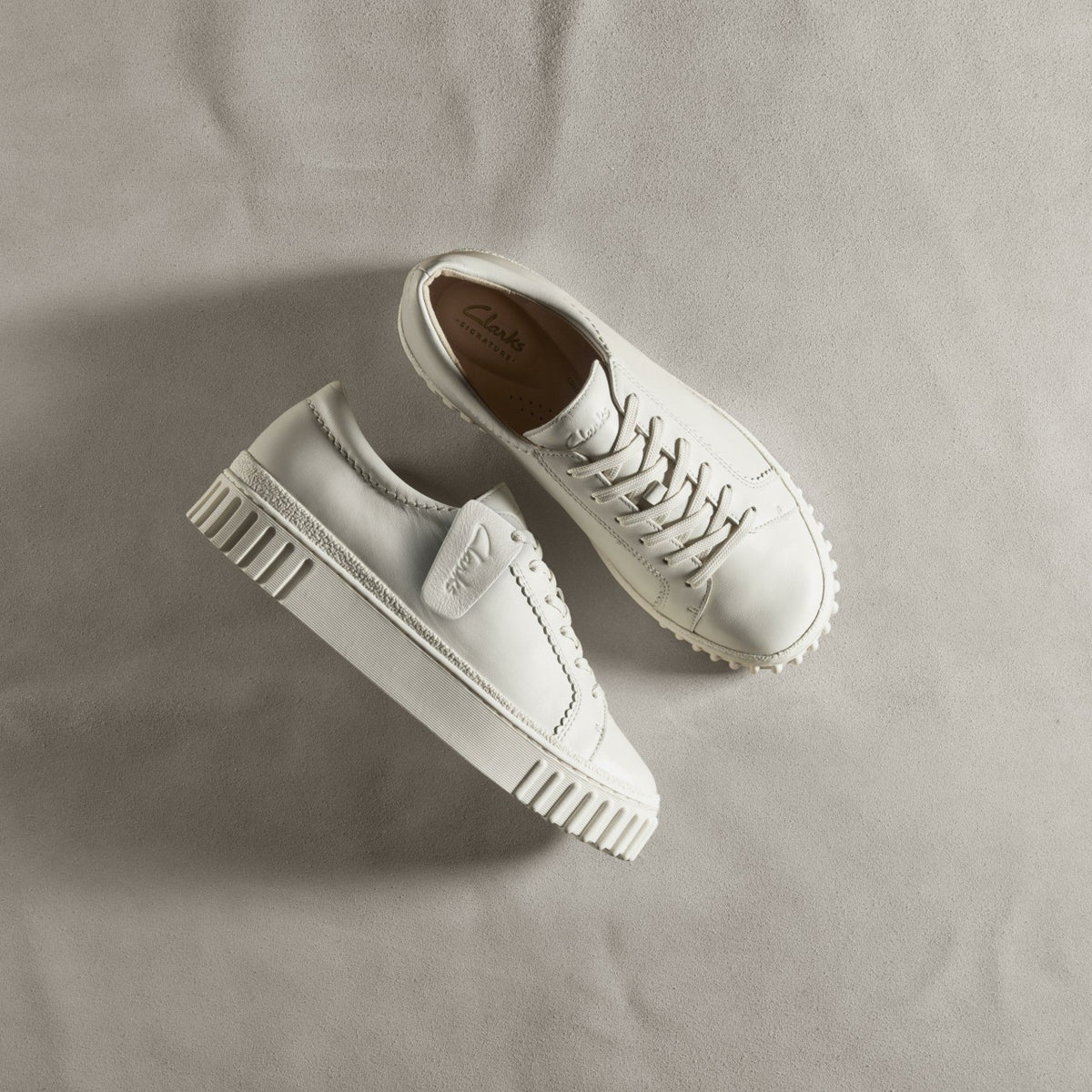 Women Mayhill Walk Off White Leather