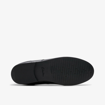 Kids Finja Brogue Youth Black Leather