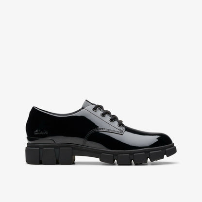 Kids Evyn Lace Kid Black Patent