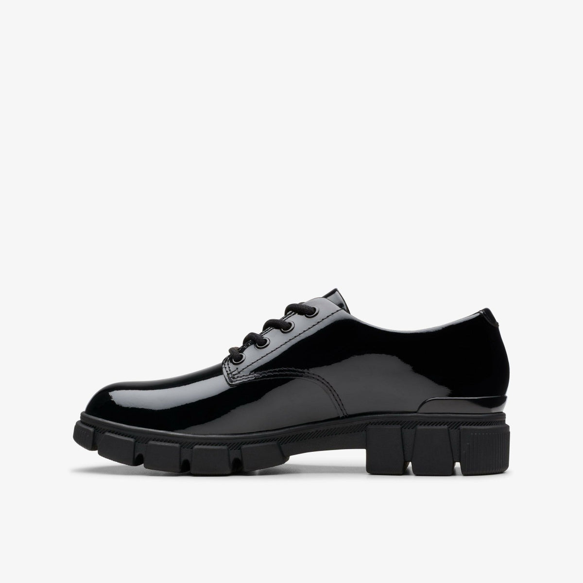 Kids Evyn Lace Kid Black Patent