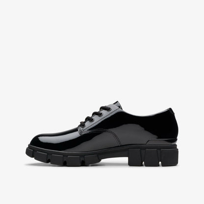 Kids Evyn Lace Kid Black Patent