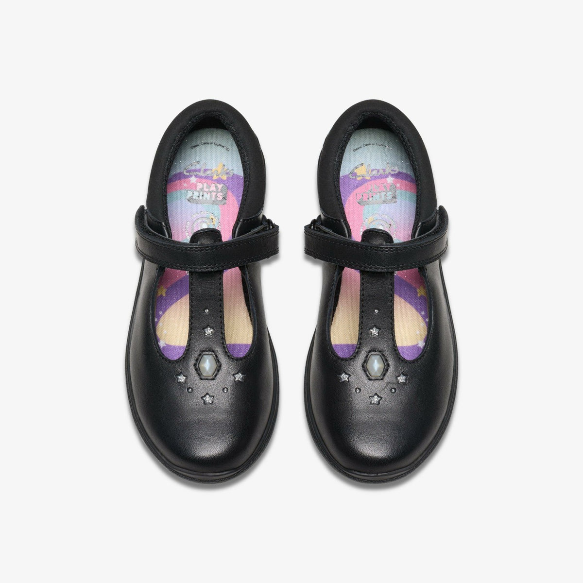 Kids Relda Gem Kid Black Leather