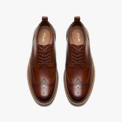 Men Aldwin Limit Brogue Mid Tan Leather
