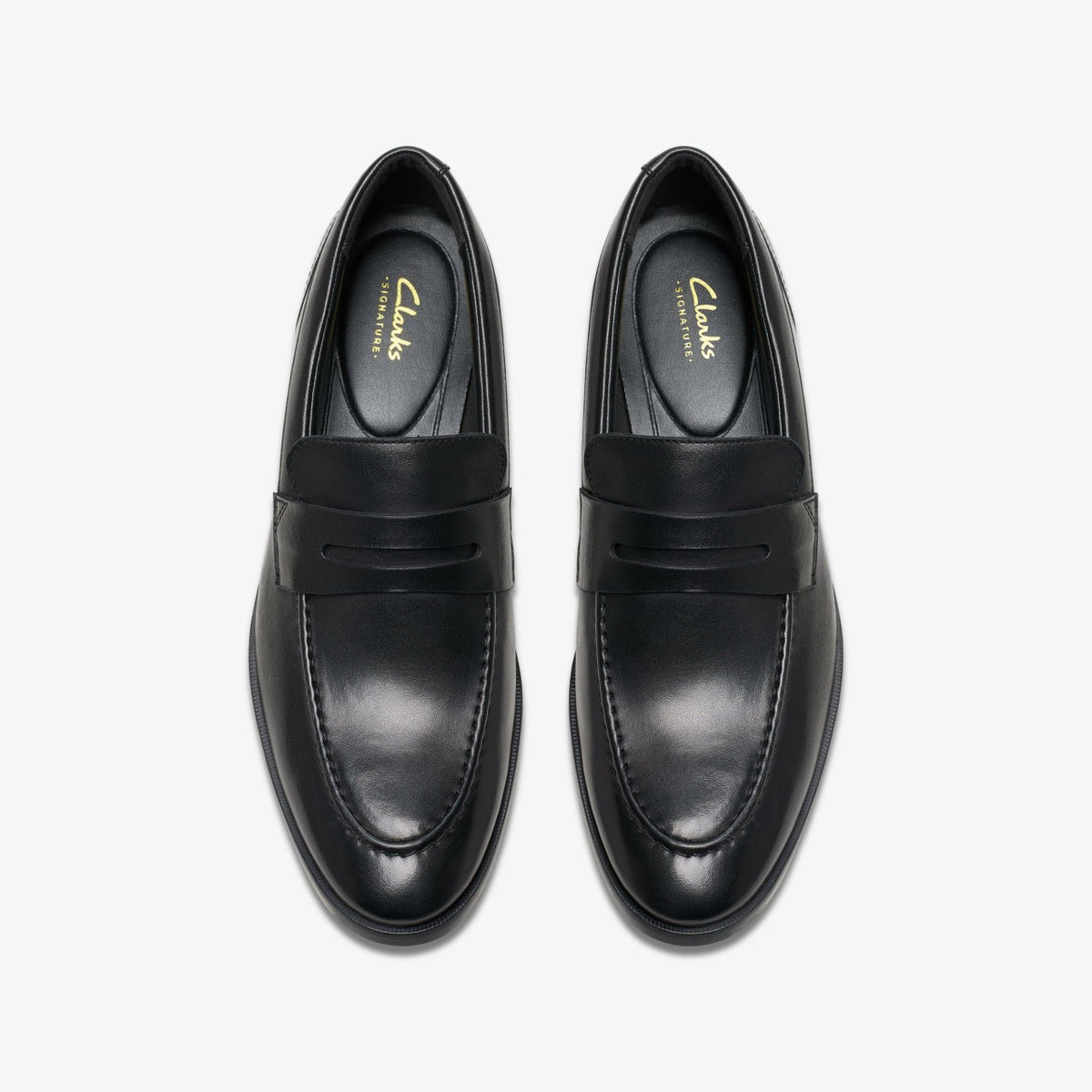 Men Brandon Step Loafer Black Leather