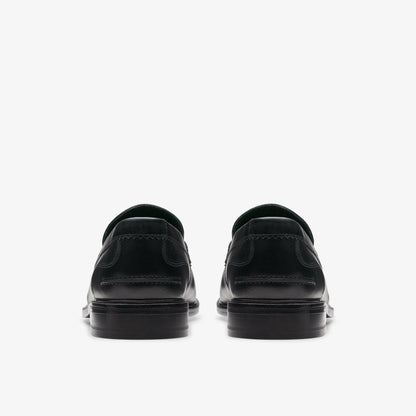 Men Craft James Lo Loafer Black Leather