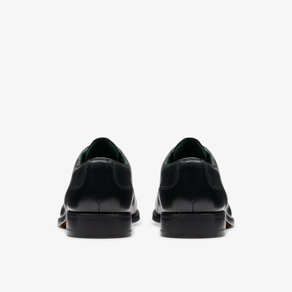 Men Craft James Cap Black Leather