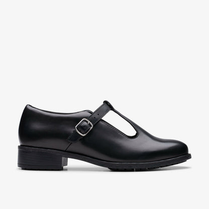 Women Havisham Bar Black Leather