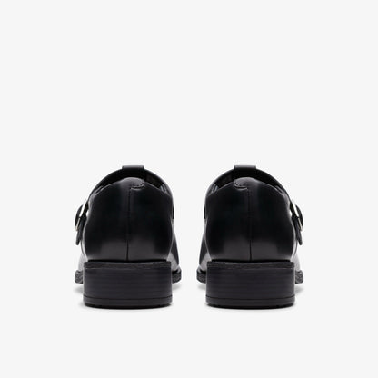 Women Havisham Bar Black Leather