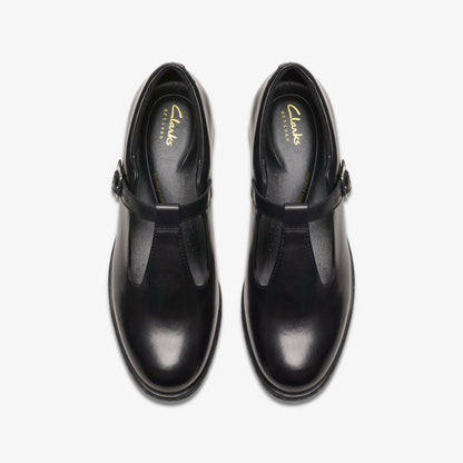 Women Havisham Bar Black Leather