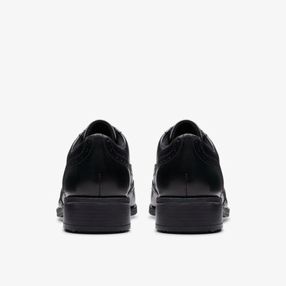 Women Havisham Oak Black Leather