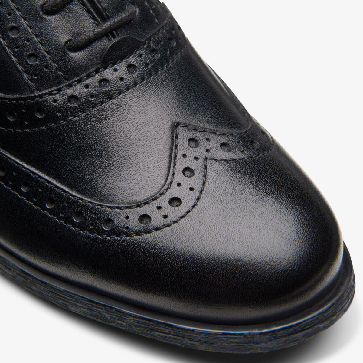 Women Havisham Oak Black Leather