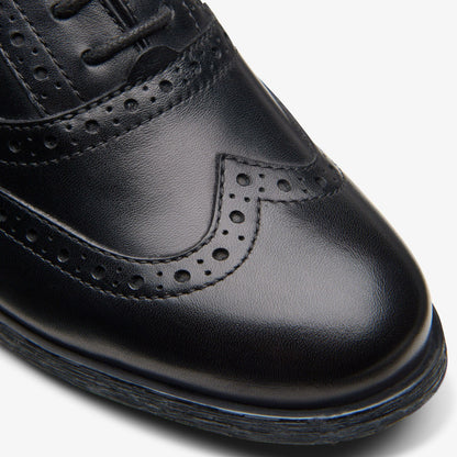 Women Havisham Oak Black Leather