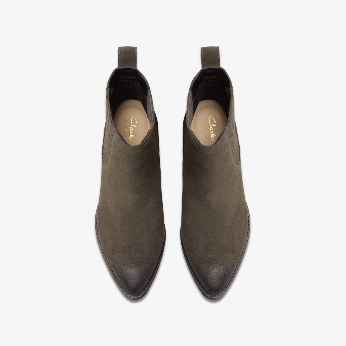 Women Morzine Top Ankle Boot Mole Grey Suede