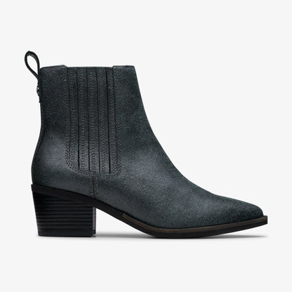 Women Morzine Top Ankle Boot Pewter Metallic