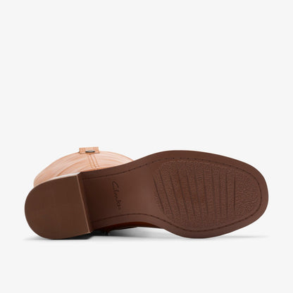 Women Chamberly Up Mid Tan Leather