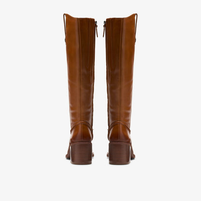 Women Chamberly Up Mid Tan Leather