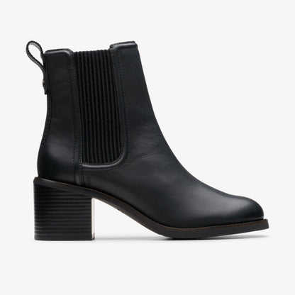 Women Chamberly Top Black Leather