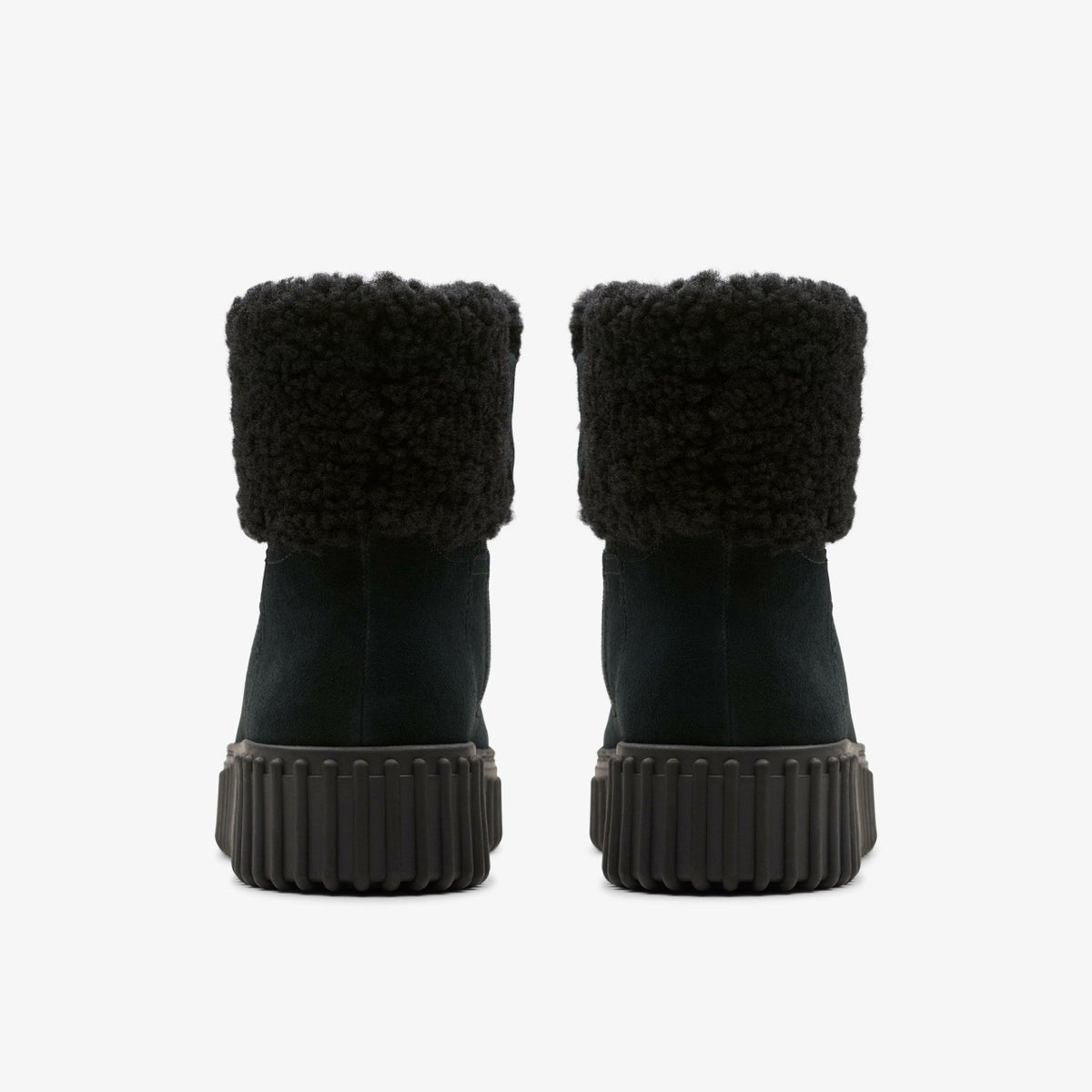 Women Torhill Turn Black Warmlined Suede