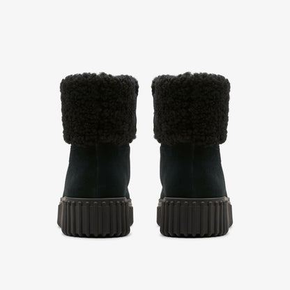 Women Torhill Turn Black Warmlined Suede