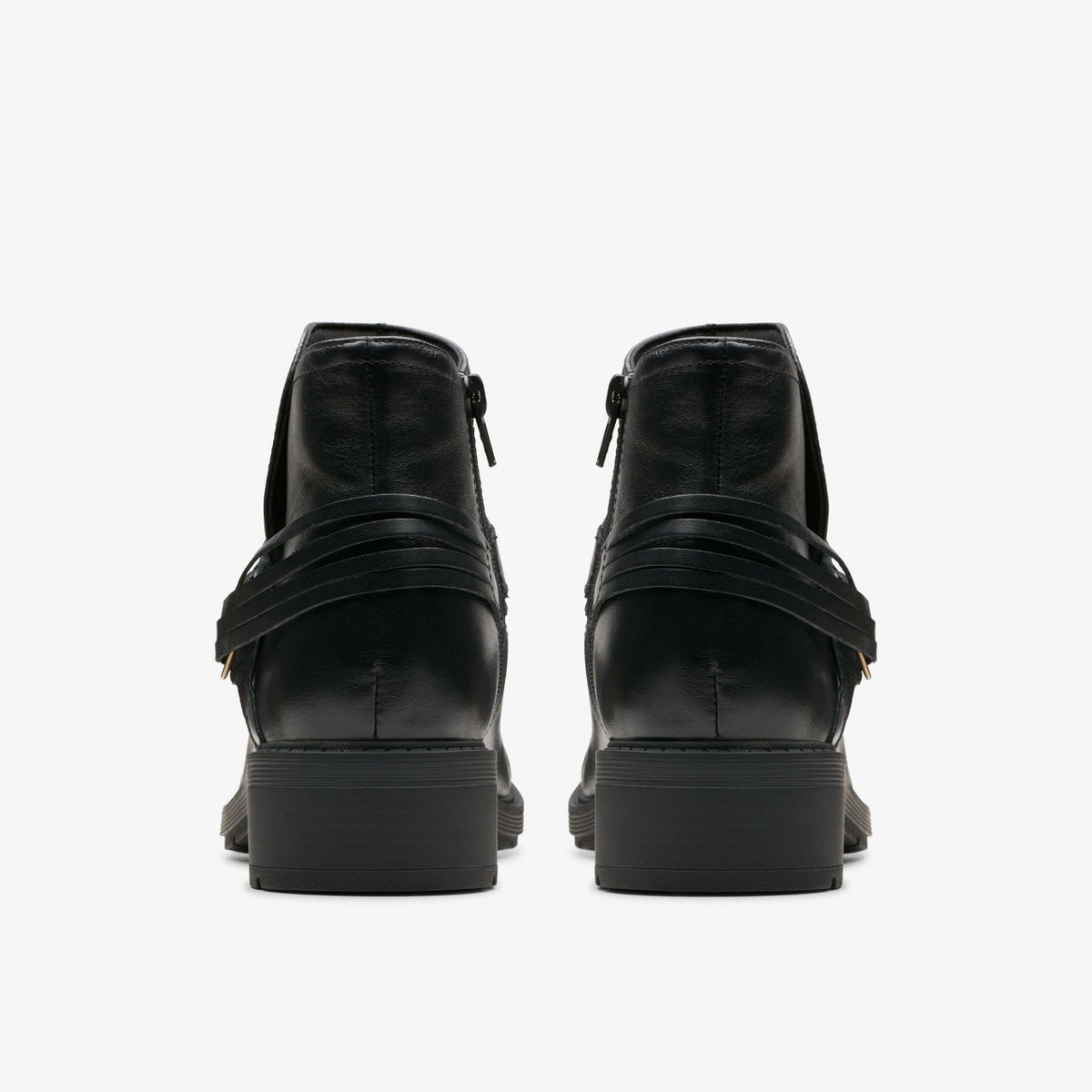 Women Hearth Kaylie Ankle Boot Black Leather