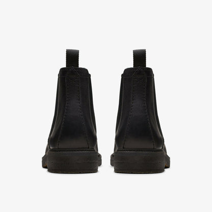 Men Clarkdale Easy Chelsea Boot Black Leather