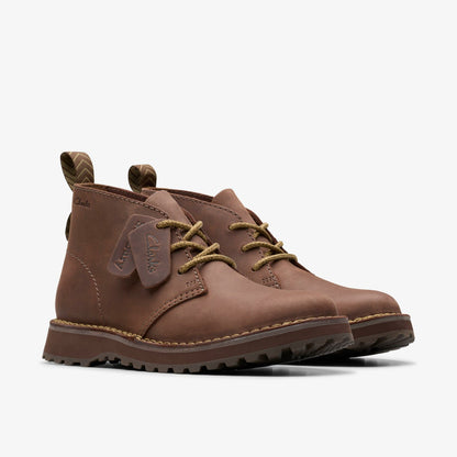 Men Solsbury Desert Boot Dark Brown Leather