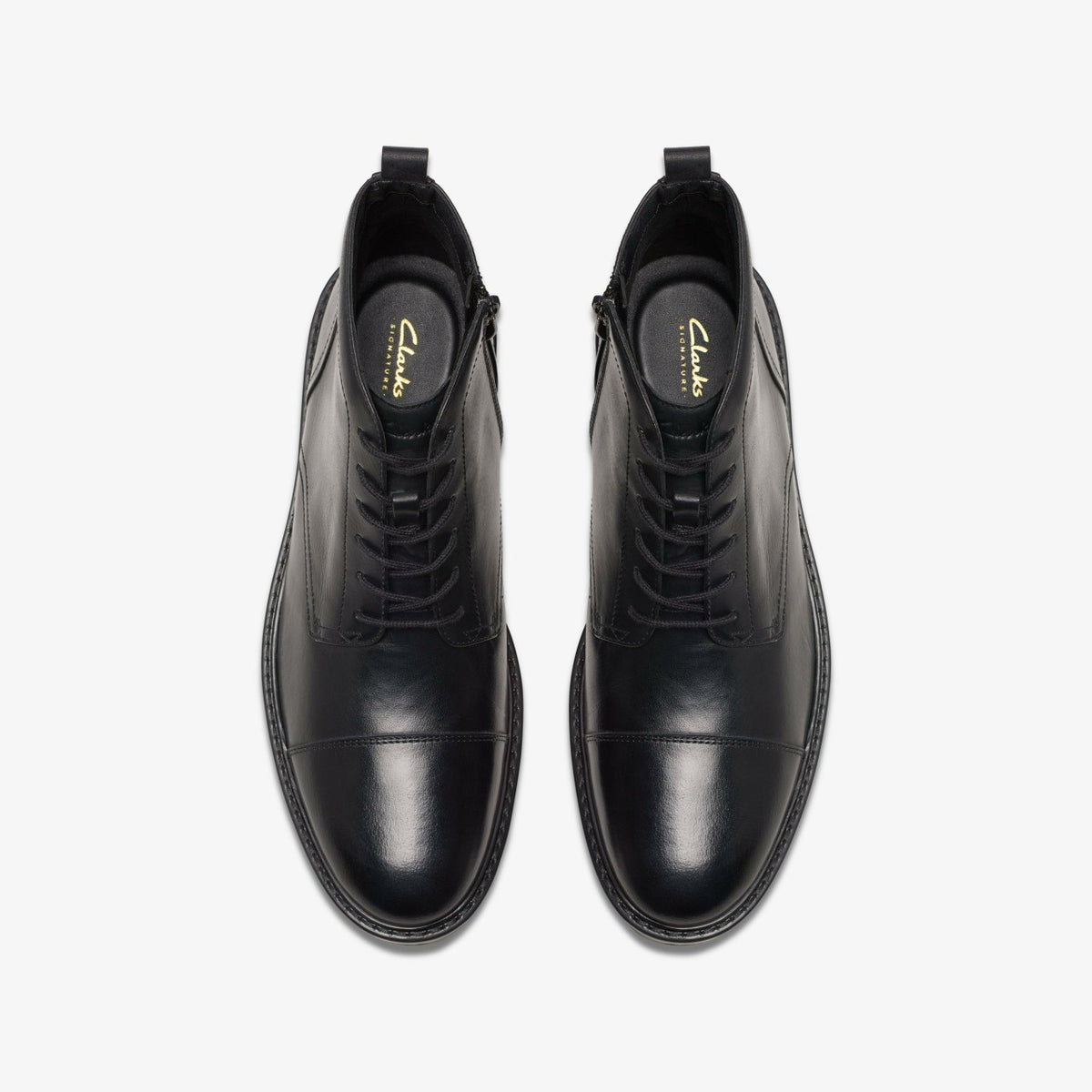 Men Aldwin Cap Black Leather