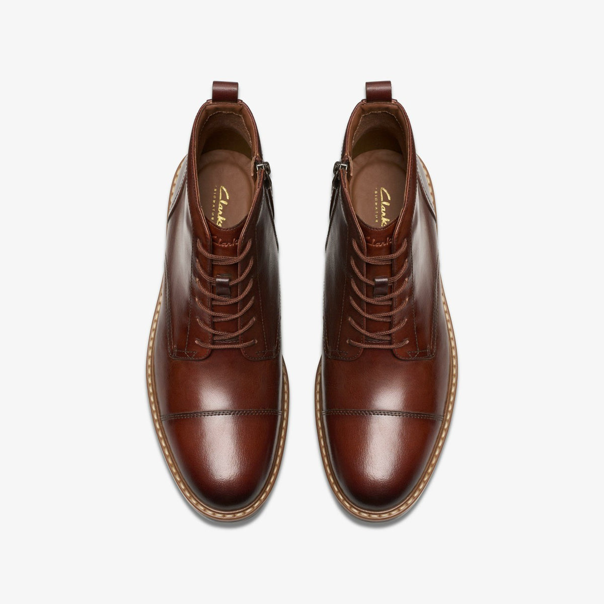 Men Aldwin Cap Mid Tan Leather