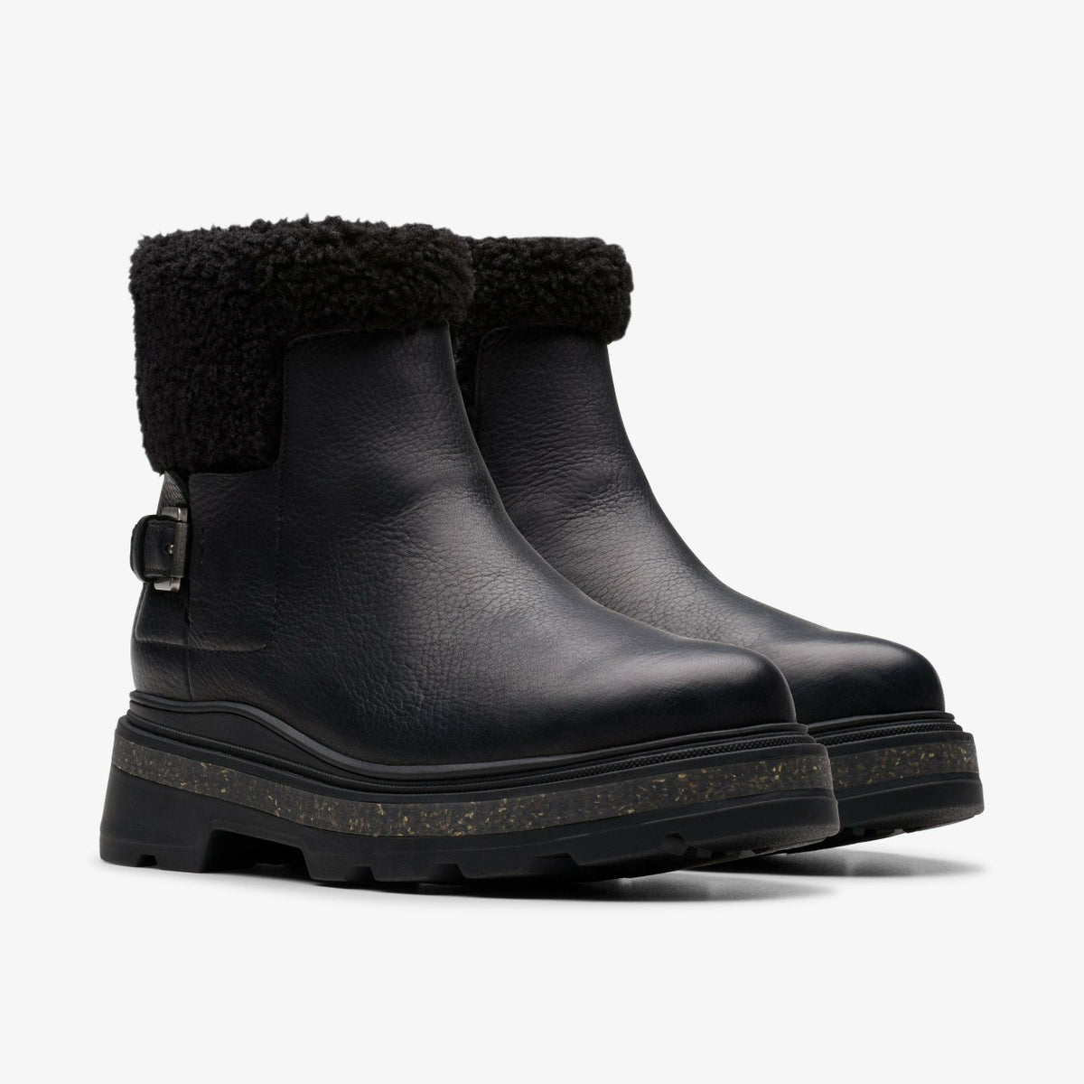 Women Hencroft Madi Waterproof Black Warmlined Leather