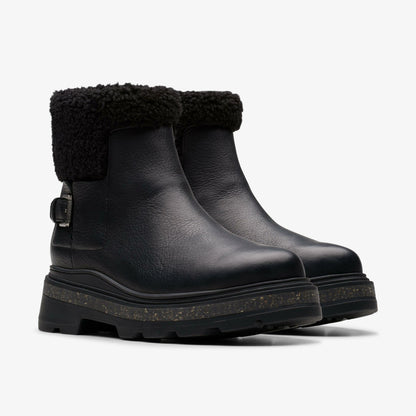 Women Hencroft Madi Waterproof Black Warmlined Leather