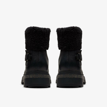 Women Hencroft Madi Waterproof Black Warmlined Leather