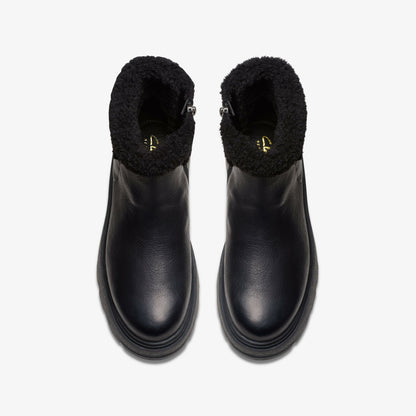 Women Hencroft Madi Waterproof Black Warmlined Leather