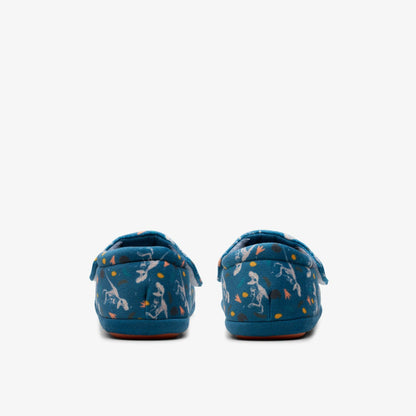 Kids Fluffy Snug Kid Blue Print