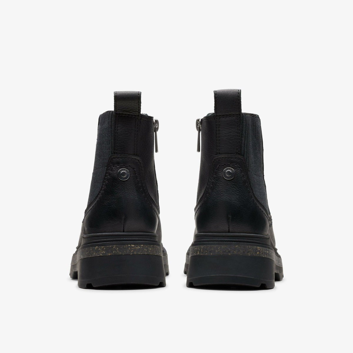 Women Hencroft Step Waterproof Black Leather