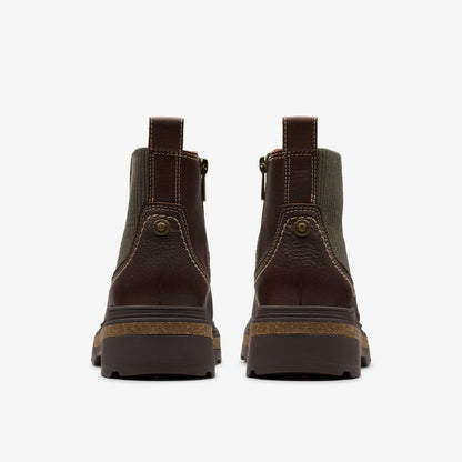 Women Hencroft Step Waterproof Brown Leather
