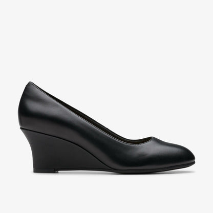 Women Olivette Pearl Black Leather