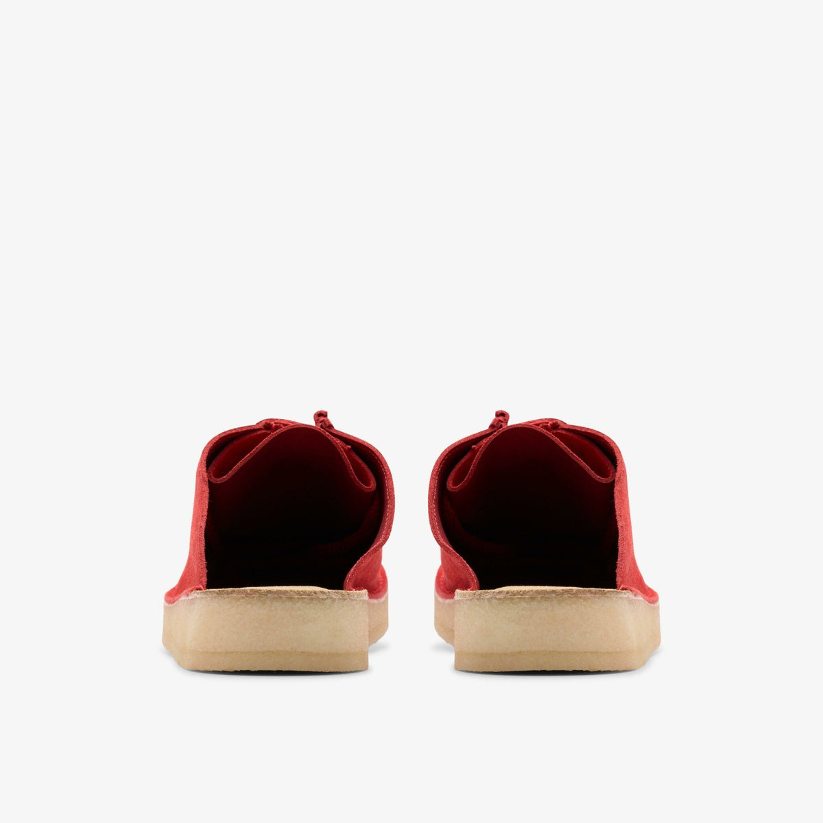 Women Desert Nomad Mule Red Suede